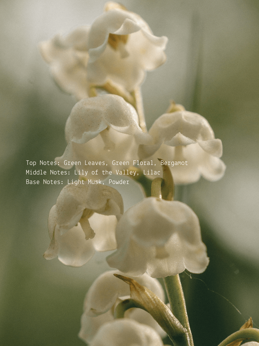 Green Floral + Lilac Musk Lily of the Valley Wellness  Candle  (online exclusive)