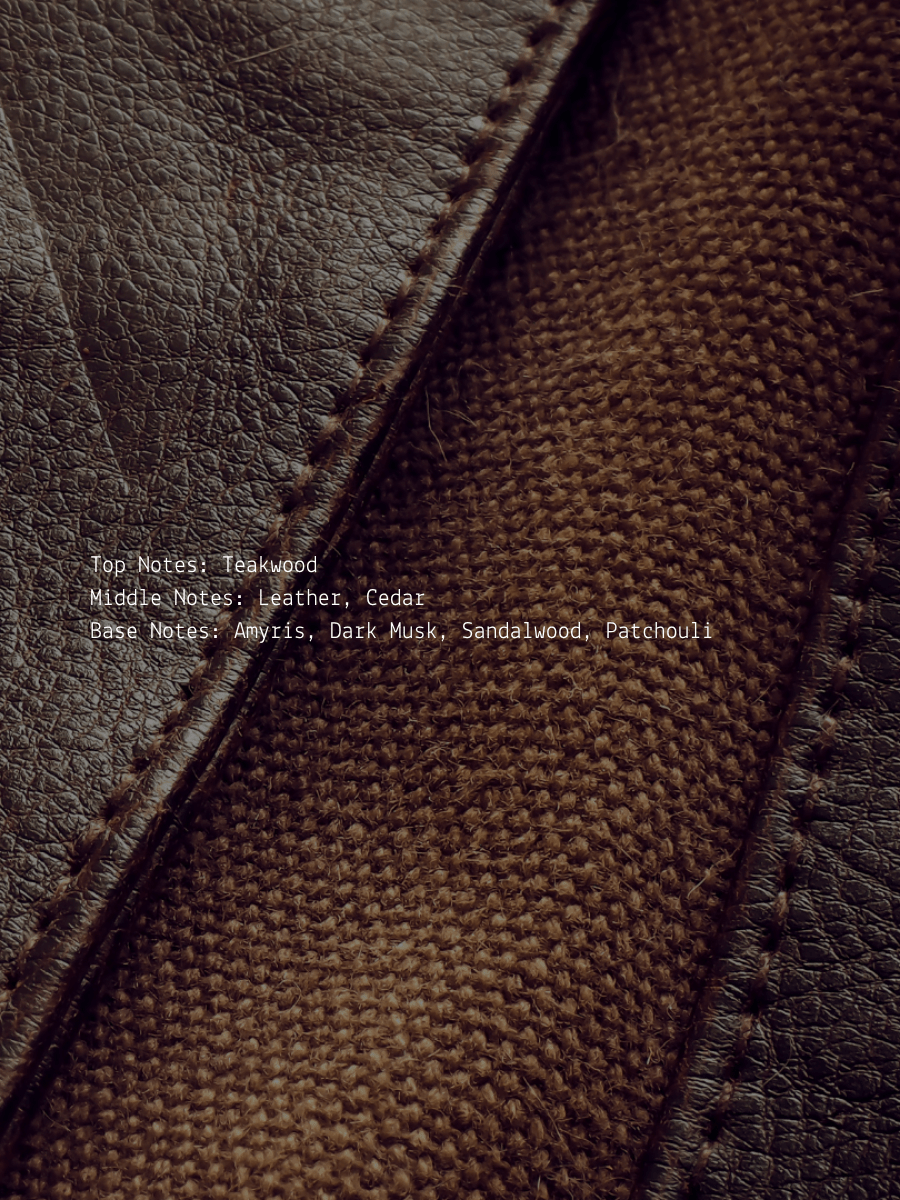 Teakwood + Leather Divine Masculine Wellness Candle  (online exclusive)