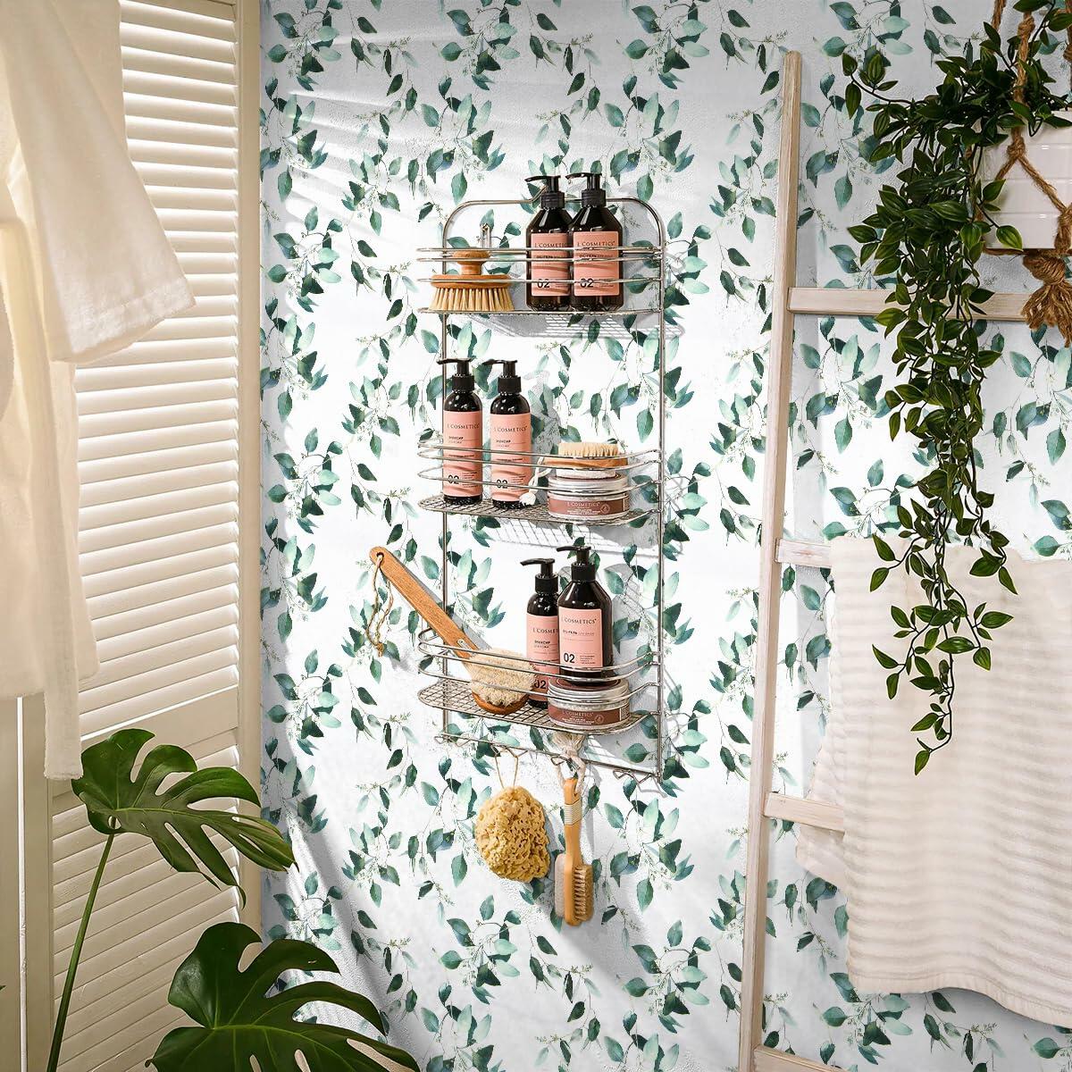 Erfoni Floral Peel and Stick Wallpaper 17.7x118.1 Black Yellow Boho Decor  (Online Exclusive)