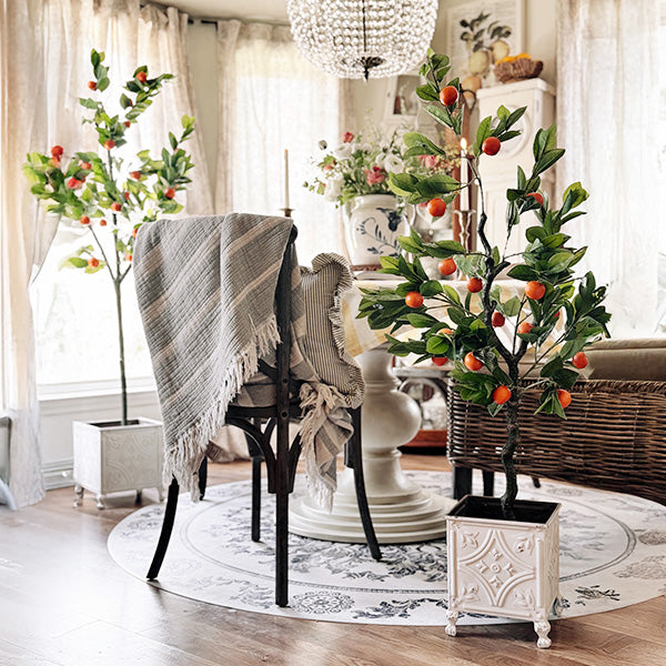 Faux Tangerine Tree, Choose Your Size (Online Exclusive)