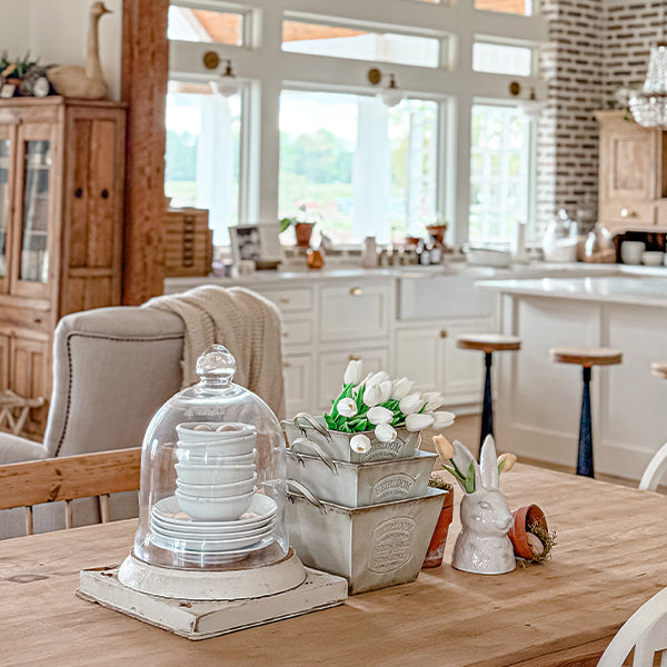 Vintage Inspired Heirloom Garden Supply Metal Planters, Set of Three (Online Exclusive)