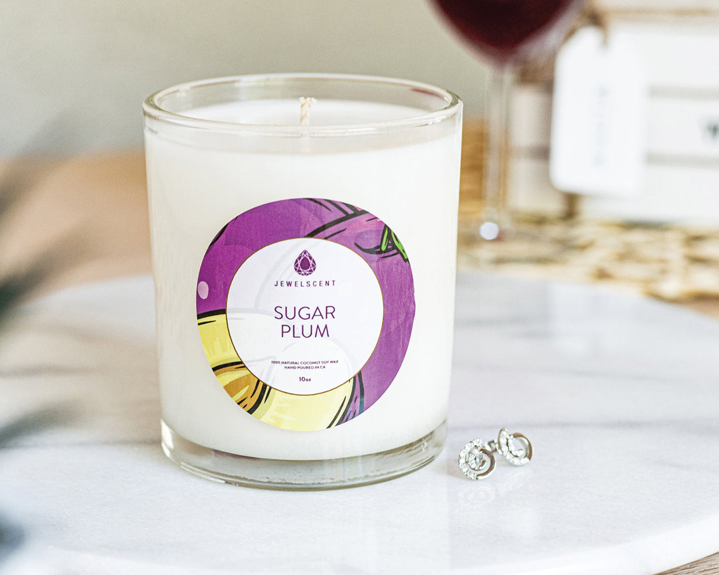 Sugar Plum 10oz Signature Jewelry Candle (Online Exclusive)