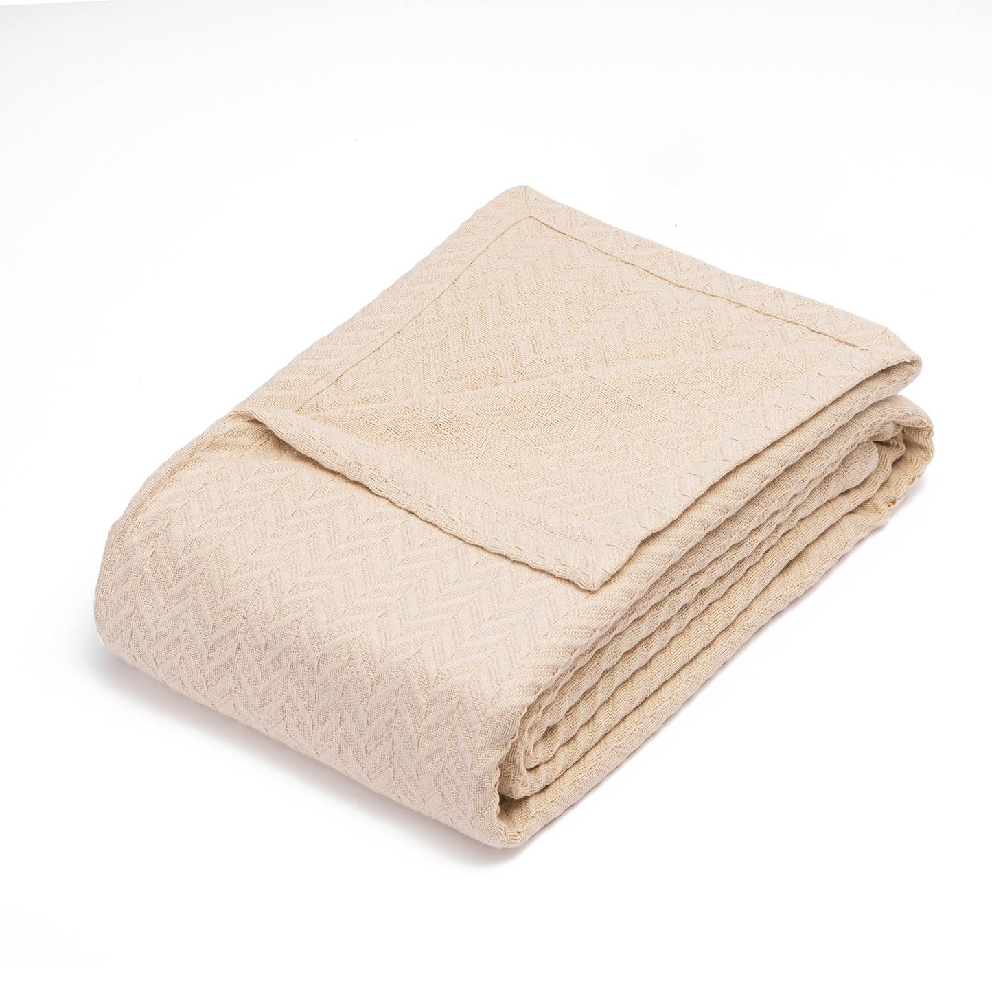 Herringbone Cotton Blanket (Online Exclusive)