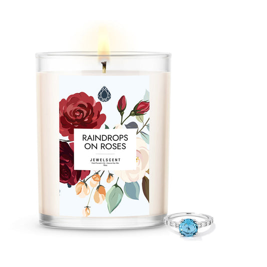 Raindrops on Roses 18oz Home Jewelry Candle (Online Exclusive)