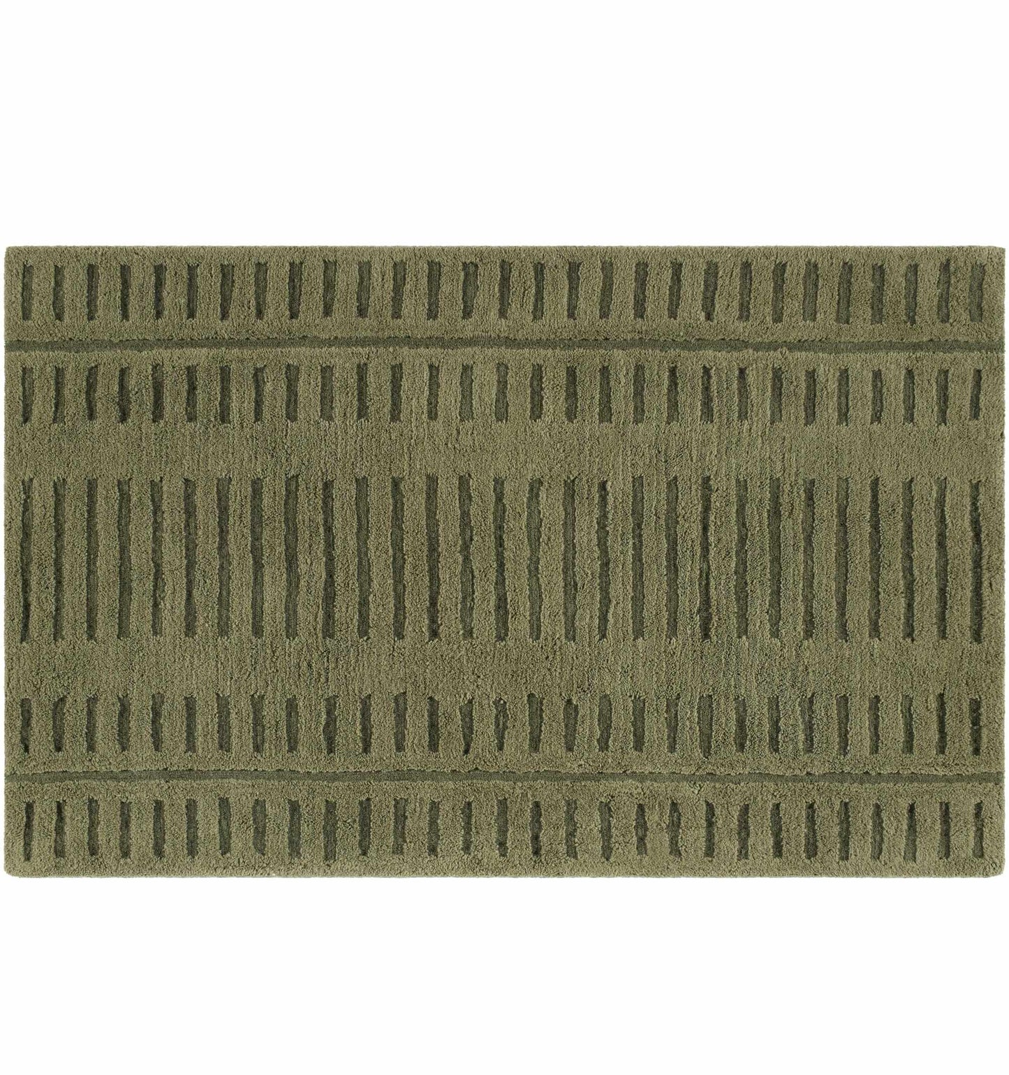 Washable Wool Rug - Green  (online exclusive