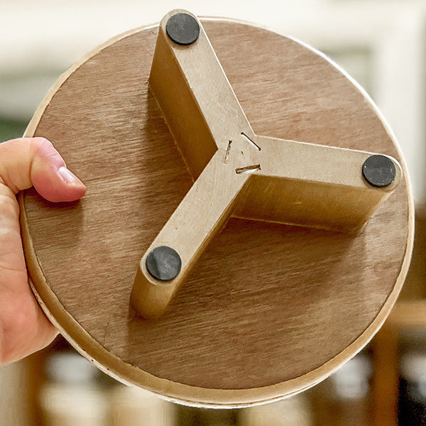 Stone Top Wood Round Decorative Risers, Set of Two (Online Exclusive)