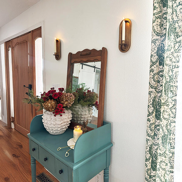 Antique Gold Taper Candle Holder Wall Sconce, Set of Two (Online Exclusive)