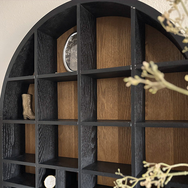 Arched Cubby Wood Wall Shelf (Online Exclusive)