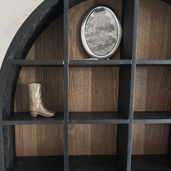 Arched Cubby Wood Wall Shelf (Online Exclusive)