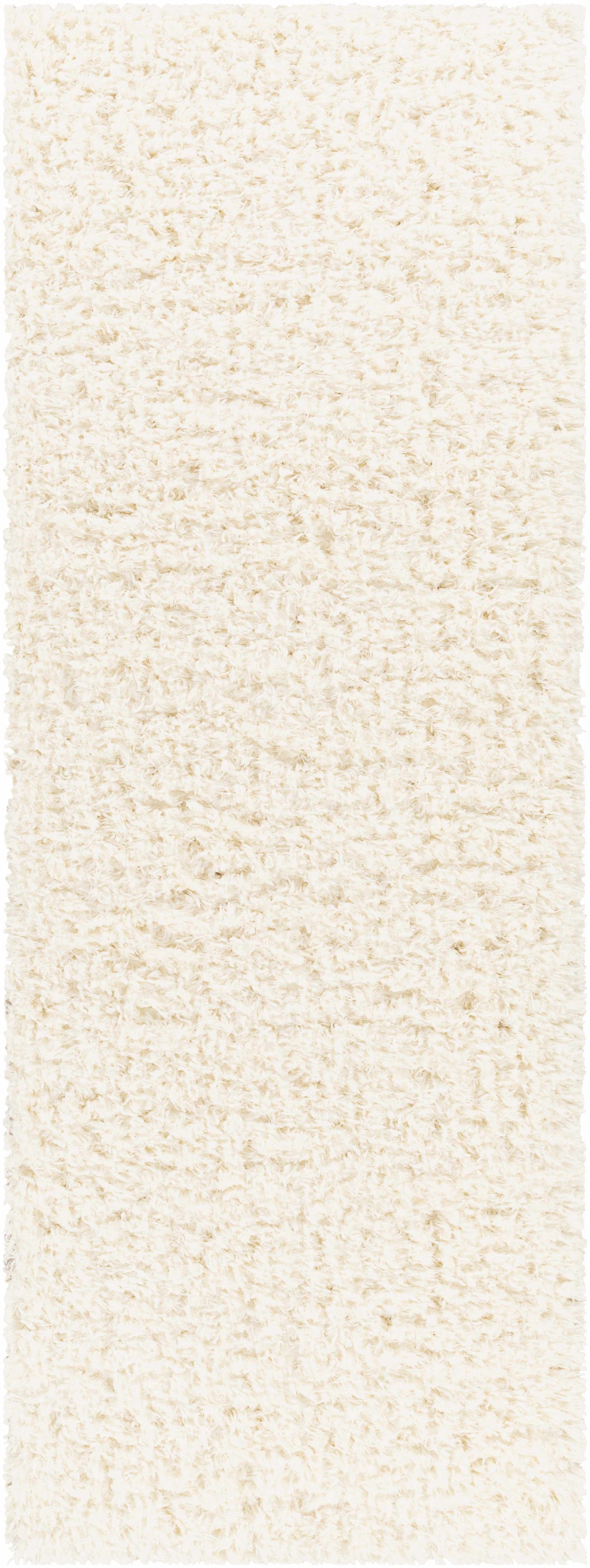 Siari Solid Cream Plush Rug  (online exclusive