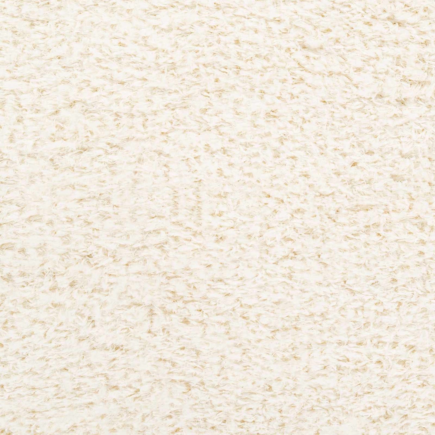 Siari Solid Cream Plush Rug  (online exclusive