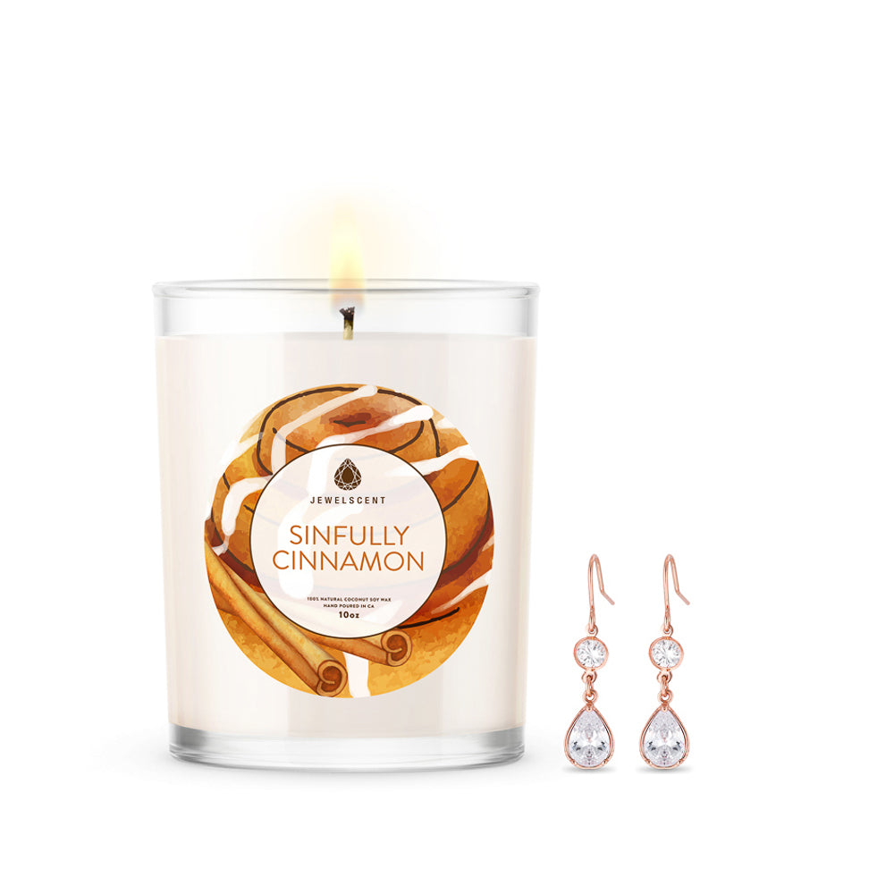 Sinfully Cinnamon 10oz Signature Jewelry Candle (Online Exclusive)