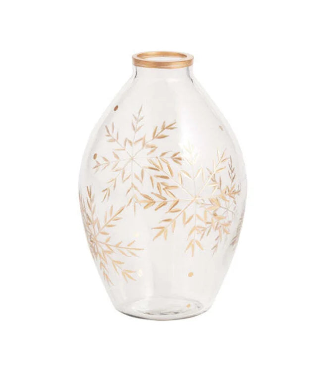 SNOWFLAKE BUD VASES