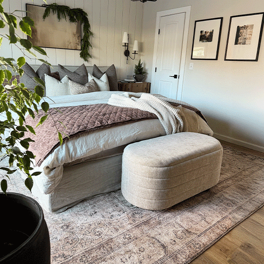 Upholstered Nesting Storage Bench, Set of 2 (Online Exclusive)