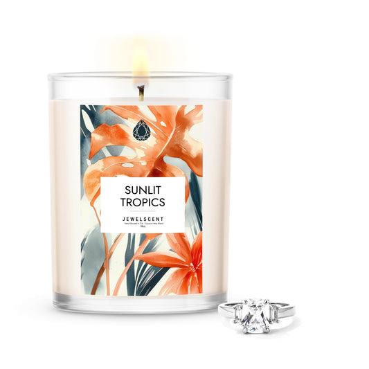 Sunlit Tropics 18oz Home Jewelry Candle (Online Exclusive)