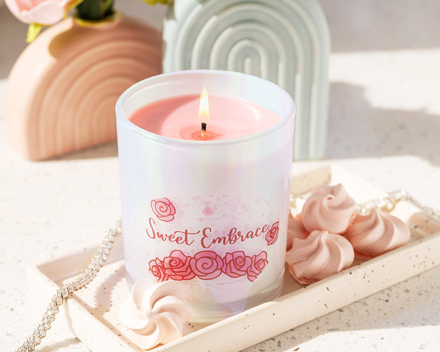 Sweet Embrace Iridescent 10oz Signature Jewelry Candle (Online Exclusive)
