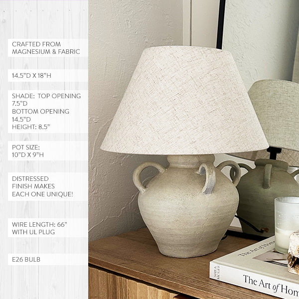 Artisan Inspired Round Table Lamp (Online Exclusive)
