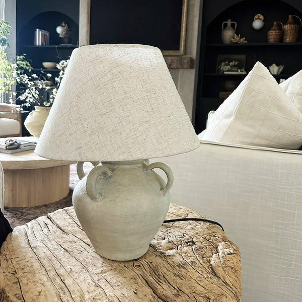 Artisan Inspired Round Table Lamp (Online Exclusive)