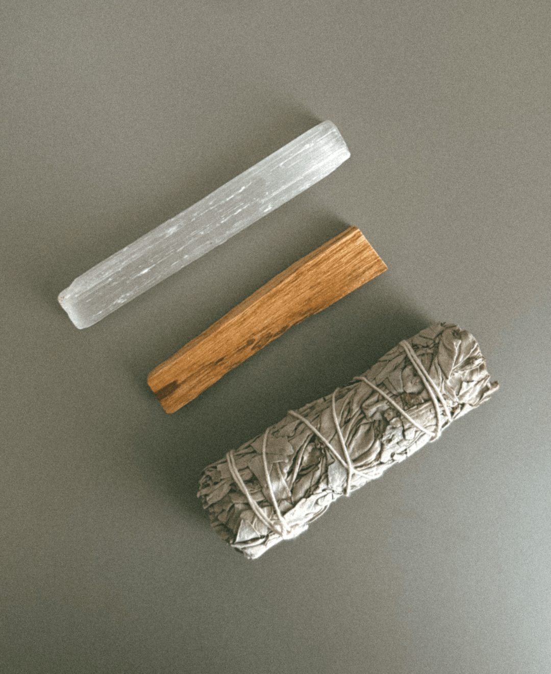 The Ritual Smoke Set – Palo Santo, Sage + Selenite  (online exclusive)