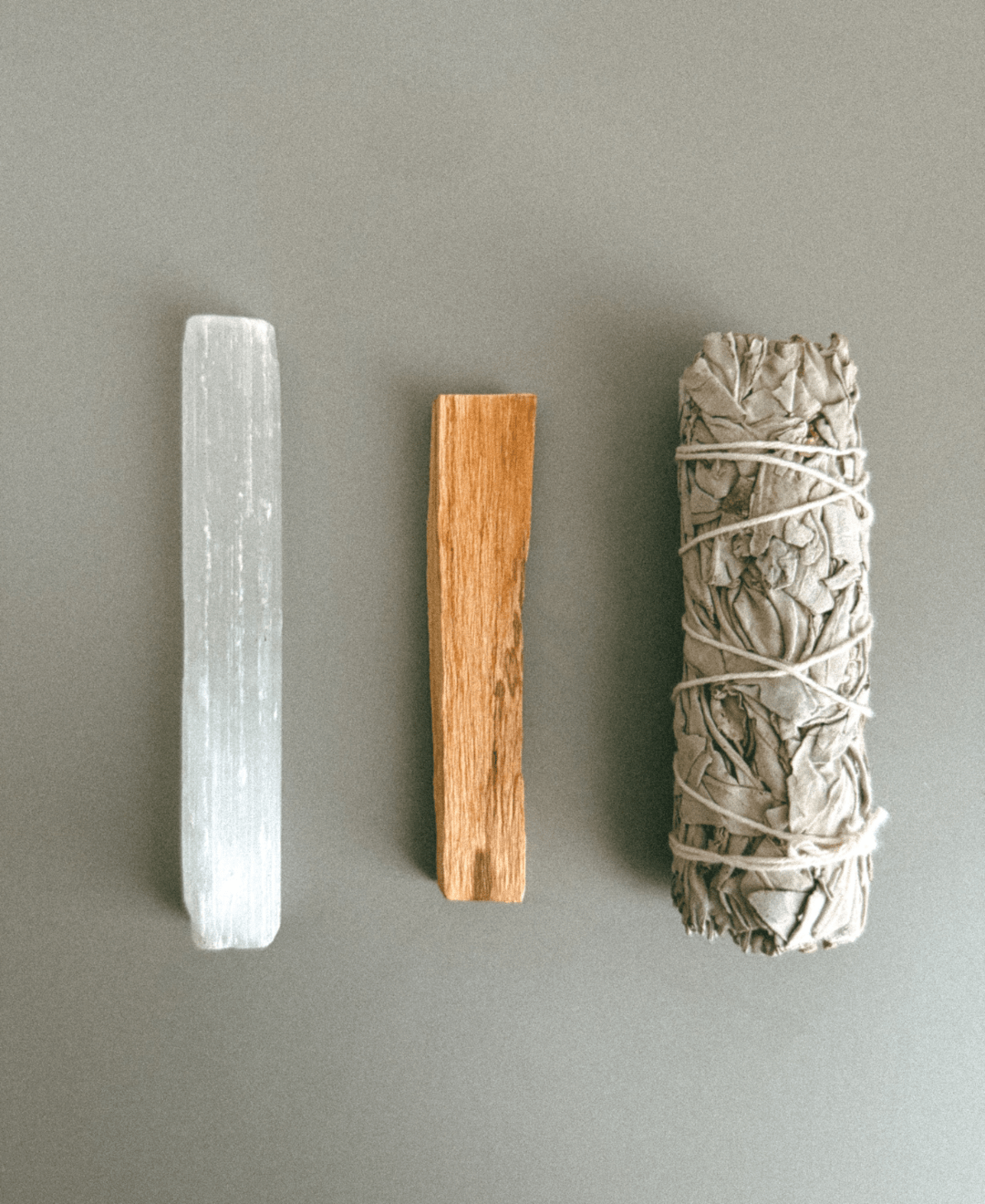 The Ritual Smoke Set – Palo Santo, Sage + Selenite  (online exclusive)