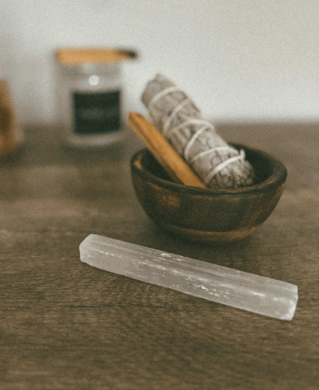 The Ritual Smoke Set – Palo Santo, Sage + Selenite  (online exclusive)
