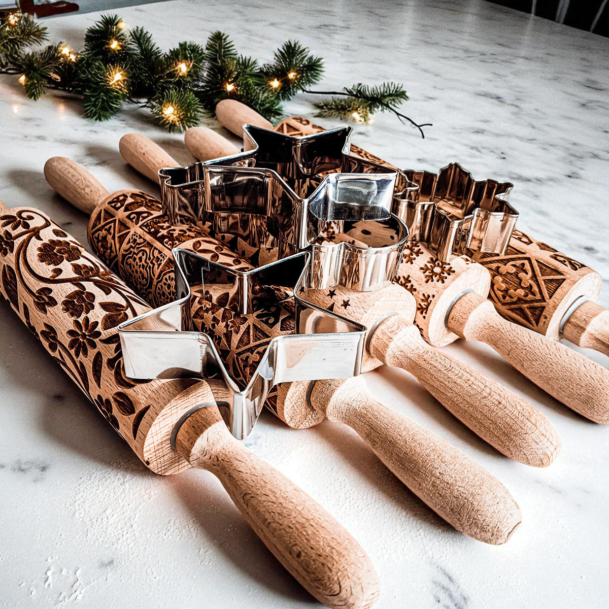 Christmas Rolling Pin Set | 10 Styles  (Online Exclusive)