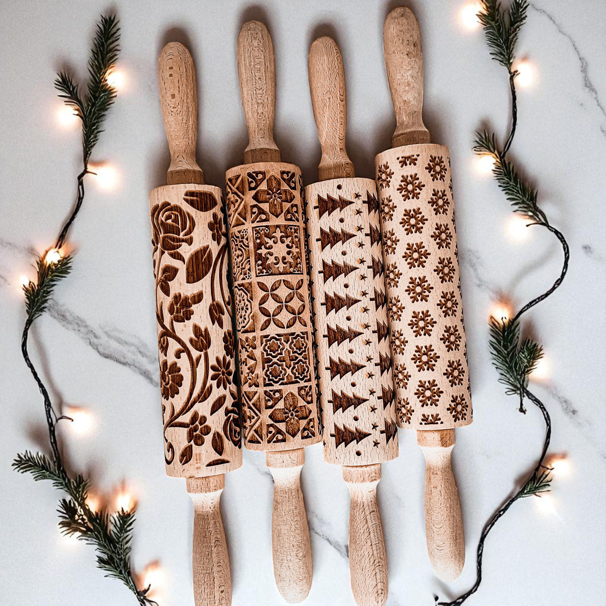 Christmas Rolling Pin Set | 10 Styles  (Online Exclusive)