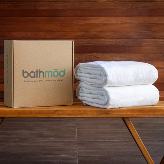 Luxury Organic Bath Sheets (Two Pack) - GOTS Certified, Soft, Eco-Friendly  (Online Exclusive)