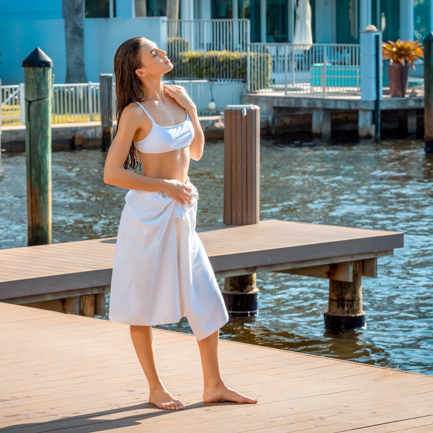 Luxury Organic Bath Sheets (Two Pack) - GOTS Certified, Soft, Eco-Friendly  (Online Exclusive)