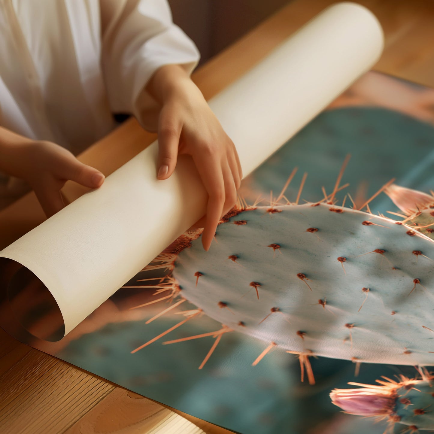 Cacti Embrace the Golden Dawn (Online Exclusive)