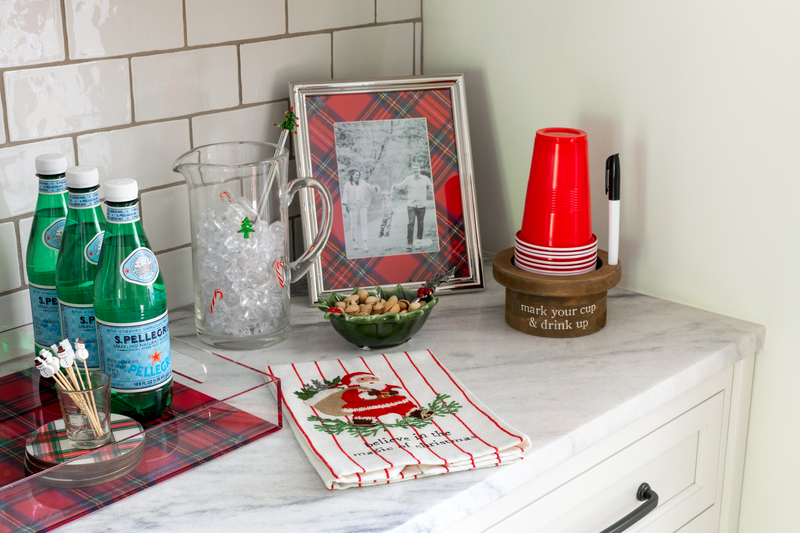 TARTAN ACRYLIC TRAY SET