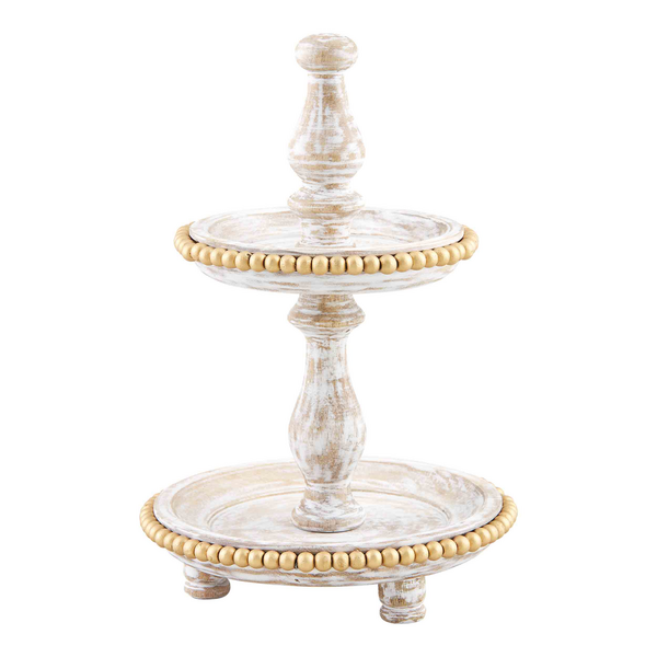 MINI GOLD BEAD TIERED SERVER