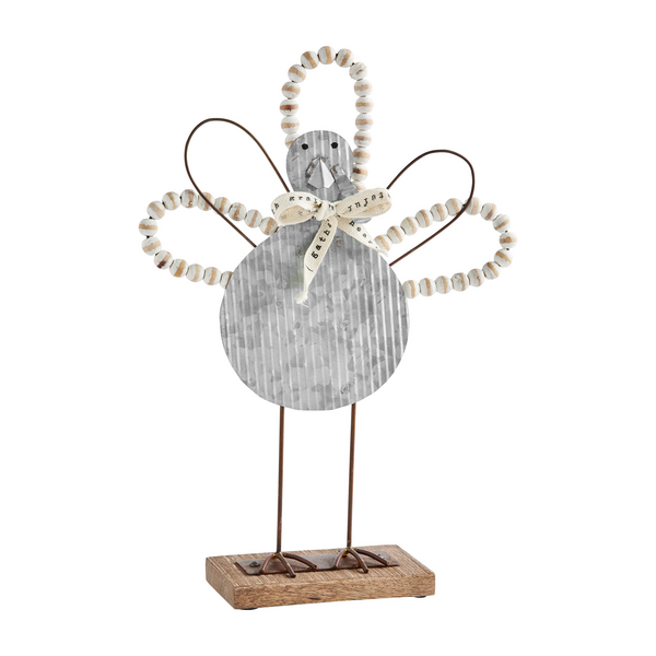 SMALL TIN TURKEY TABLE SITTER