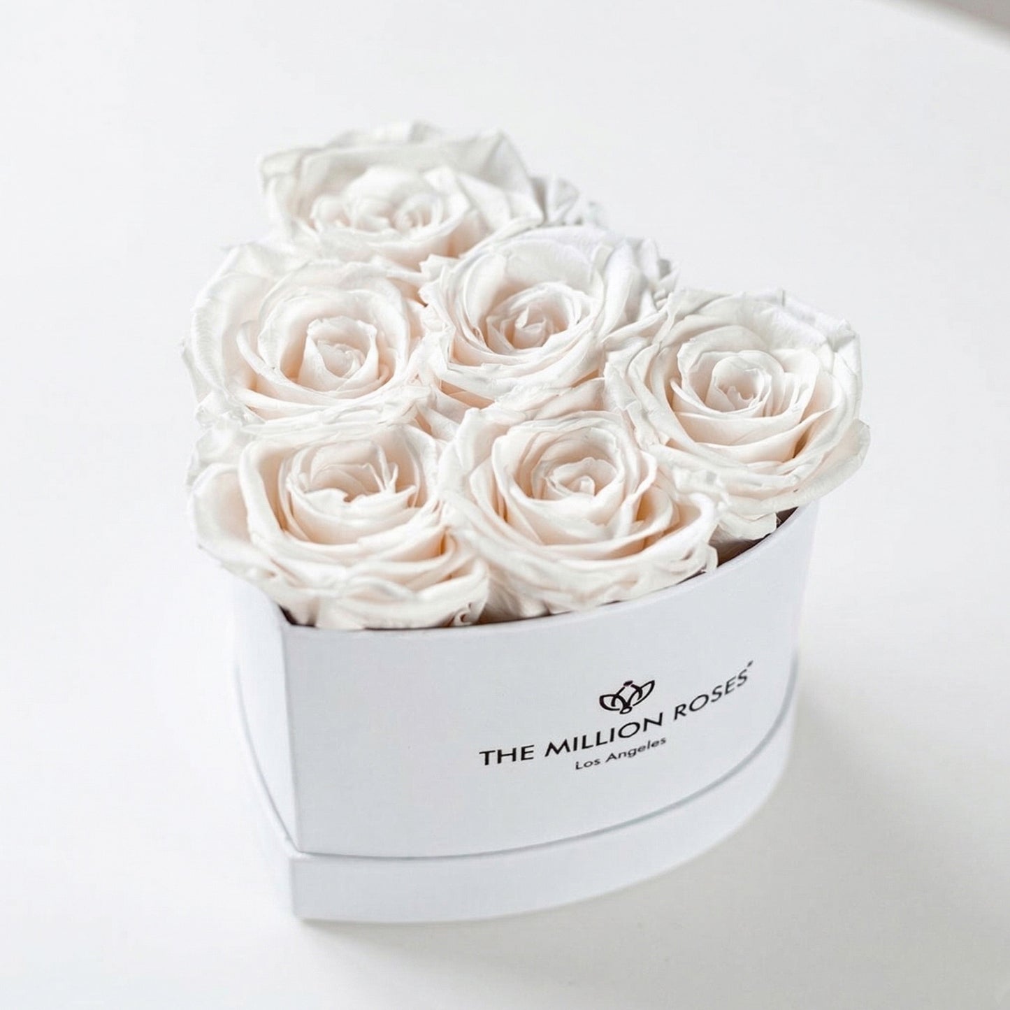 Baby Heart White Box | White Roses  (Online Exclusive)