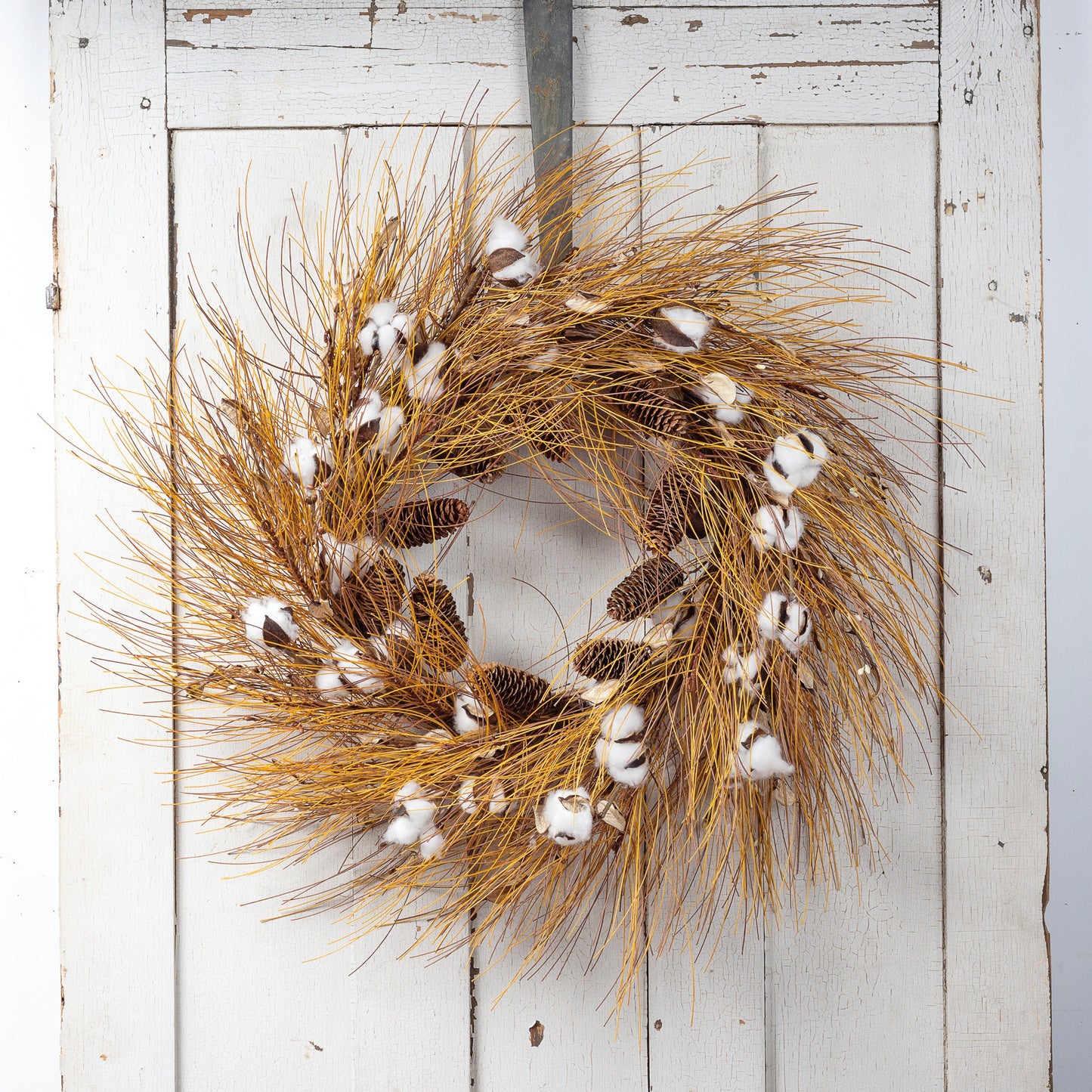 Cotton And Needles Wreath