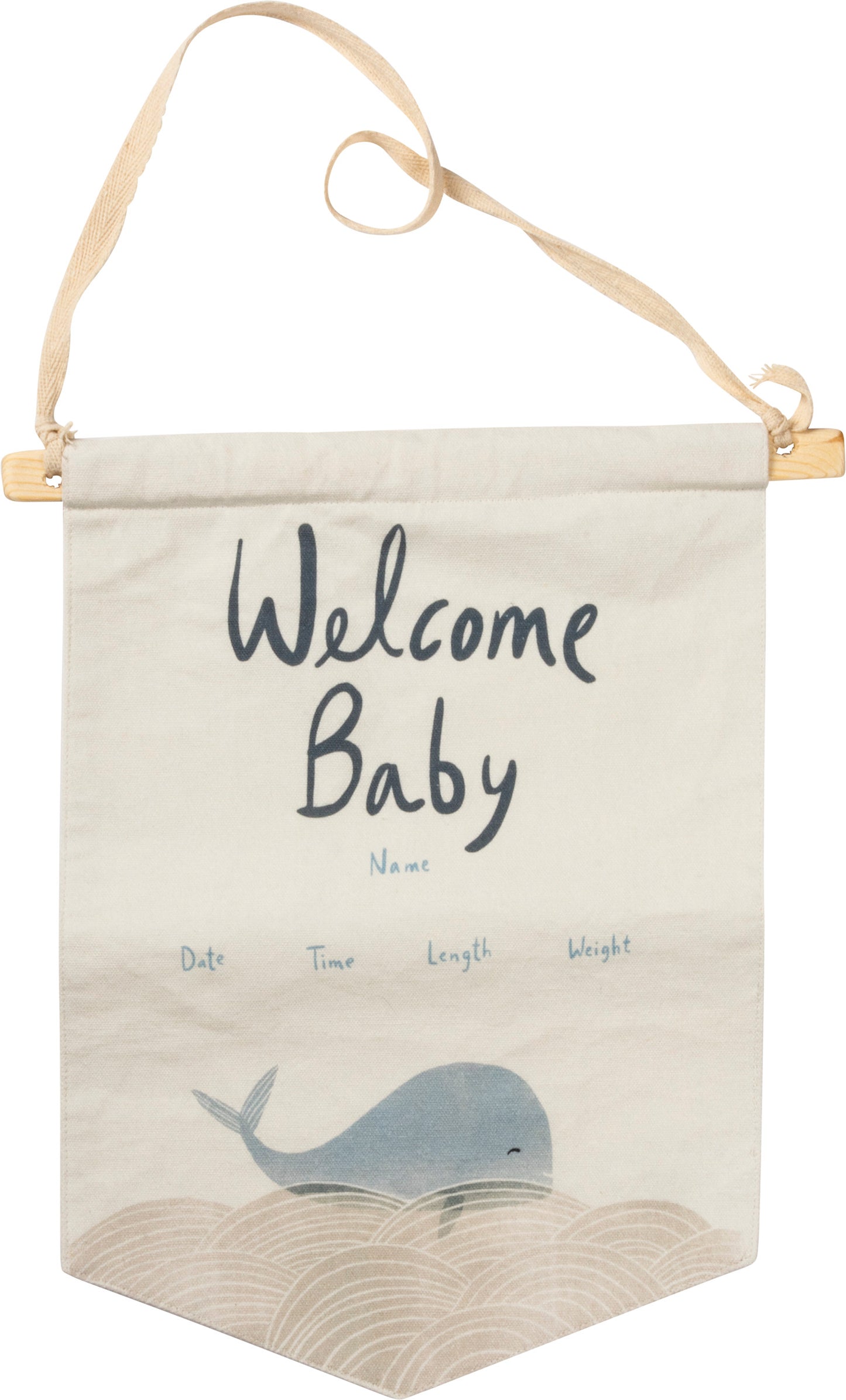 Welcome Baby Banner - Blue