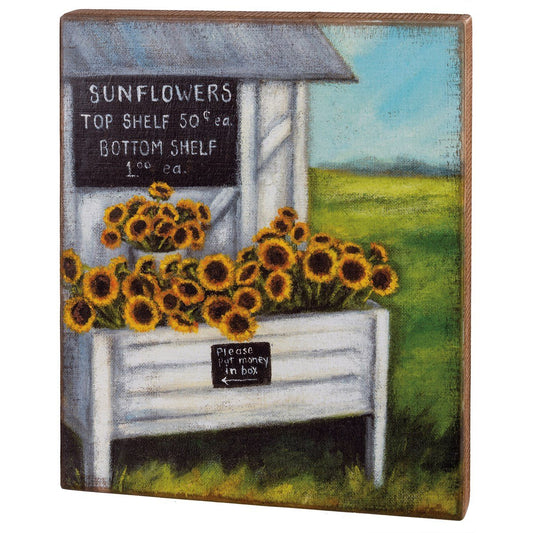 Sunflower Stand Box Sign