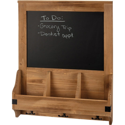 Chalk Board Wall Organizer