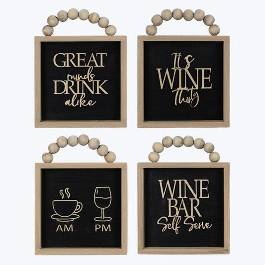 Wine Wood Sign