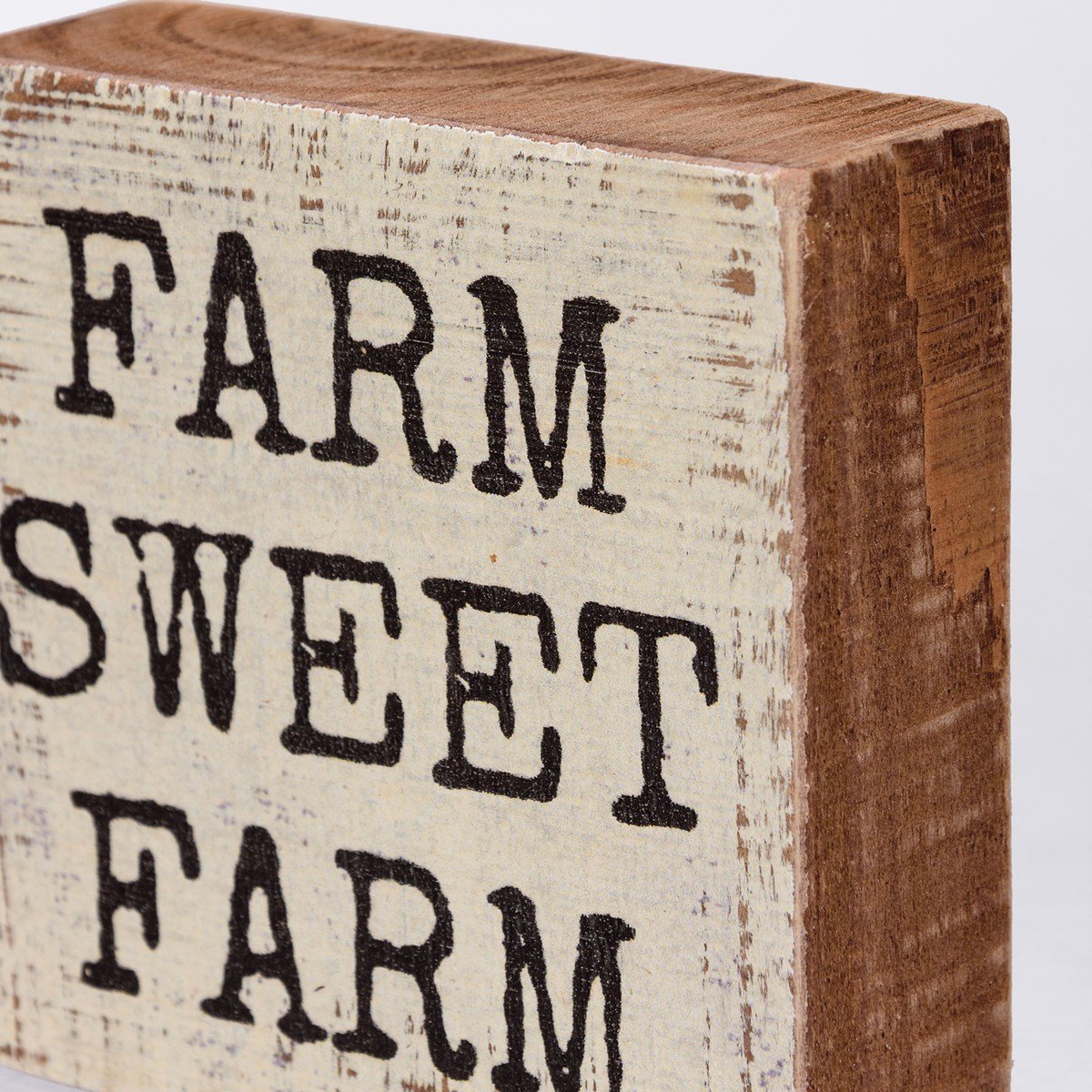 Farm Sweet Farm Block Sign