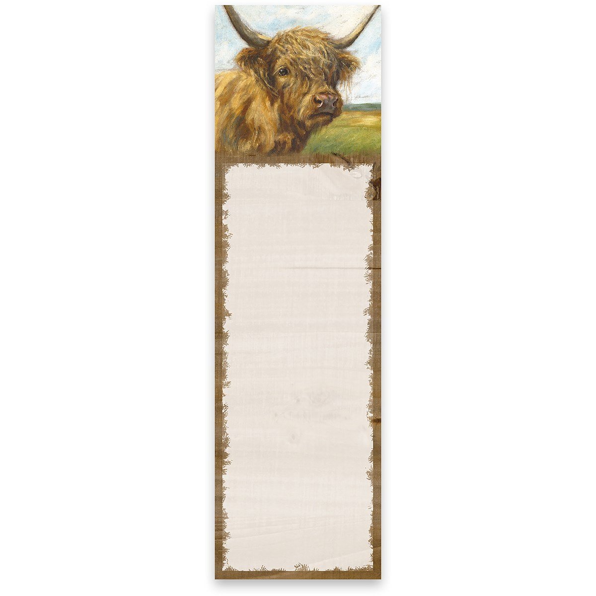 Highland Cow List Notepad