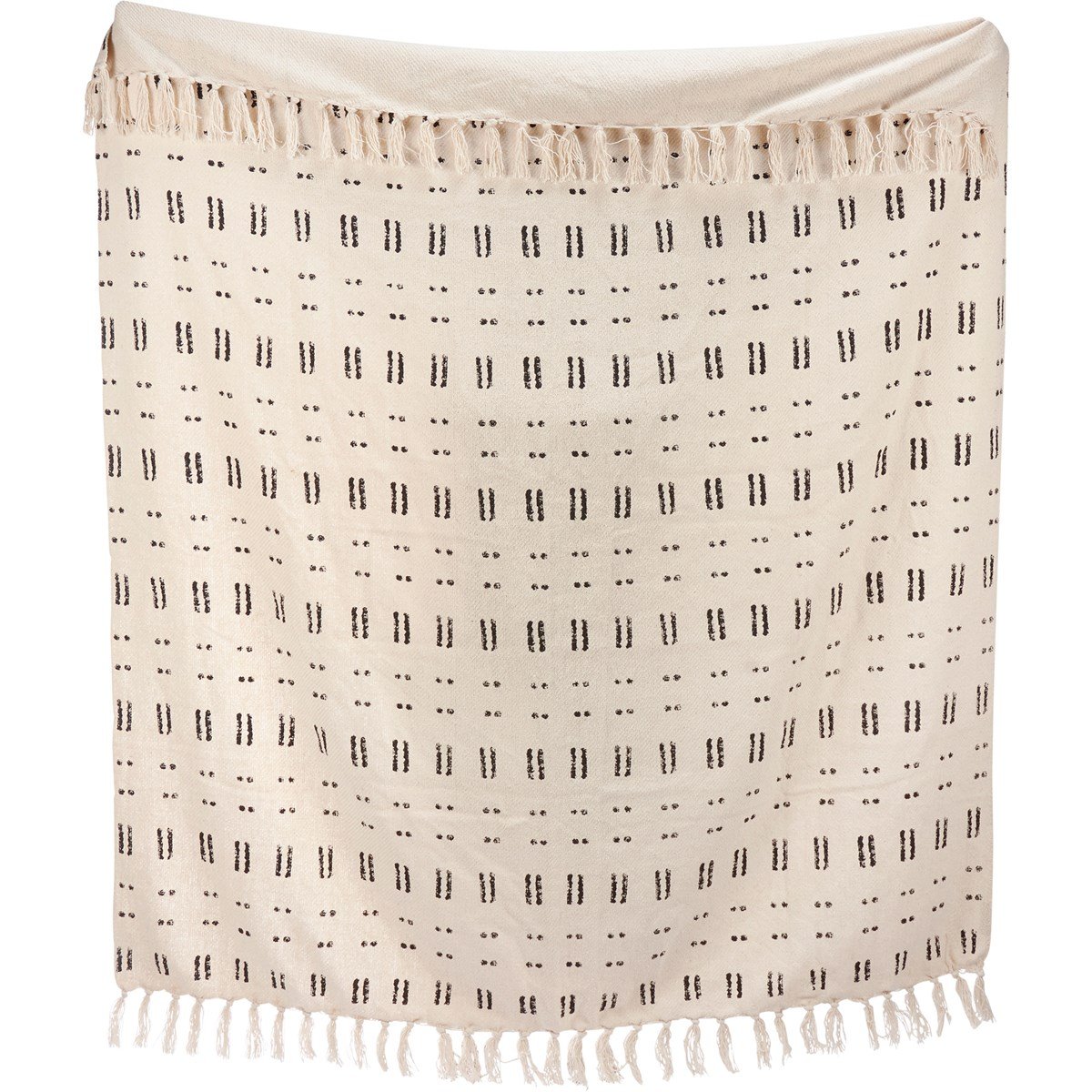 Natural Boho Throw