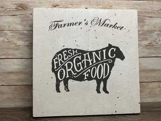Farmer’s Market Fresh Organic Food Wall Decor