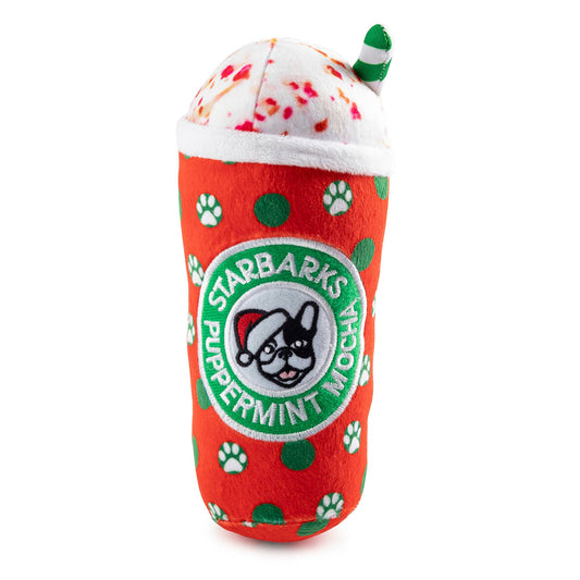 Starbarks Puppermint Mocha - Holiday Dots Christmas Dog Toy