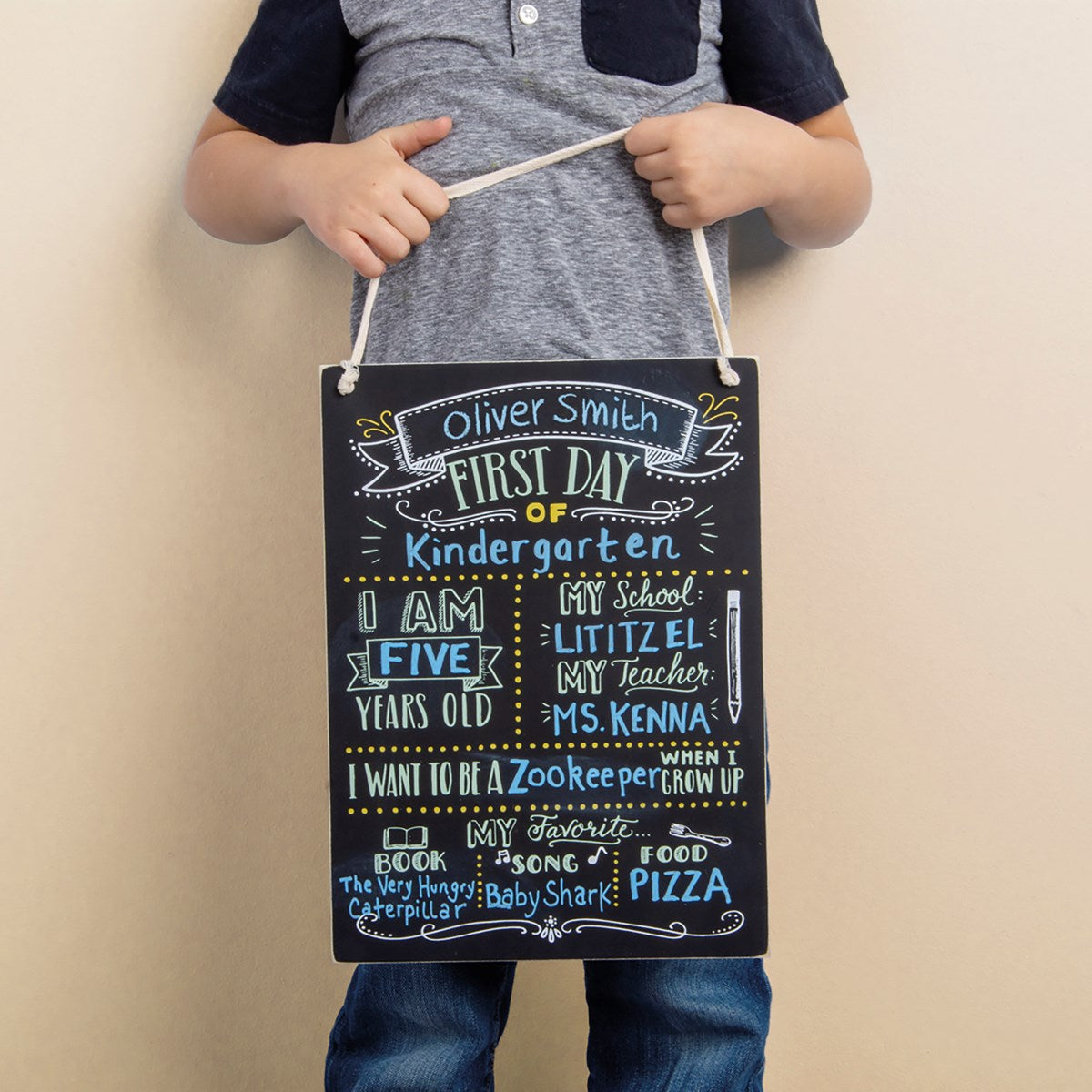 First Day Of School Chalk Sign