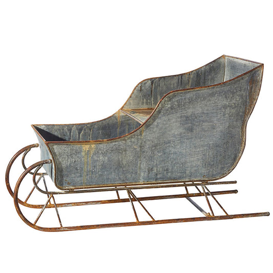 48" Galvanized Sleigh