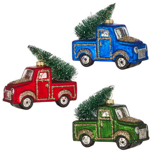 Truck with Tree Ornament