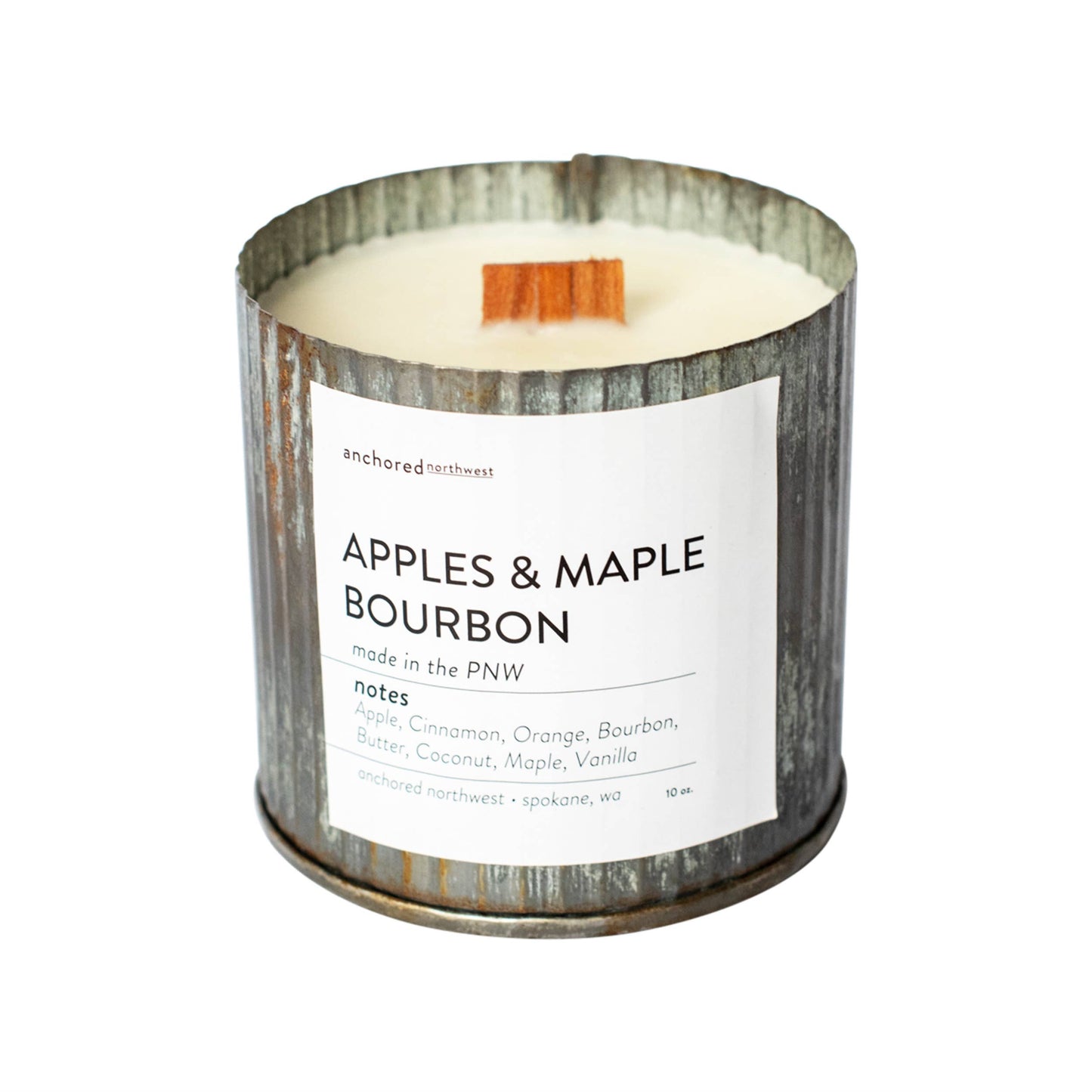 Apples & Maple Bourbon Rustic VIntage Candle