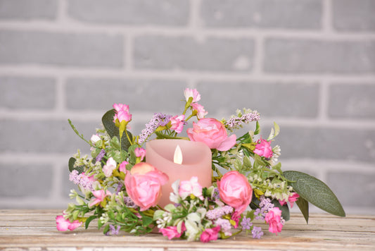 Peony Patch Candle Ring