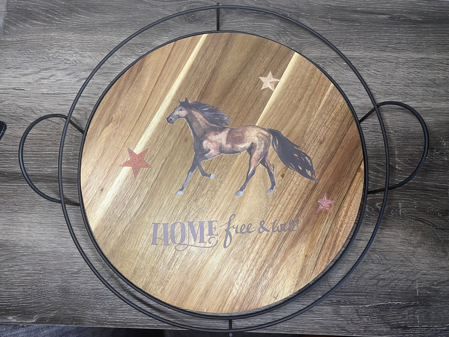 Home  Free and Wild Acacia Wire Tray